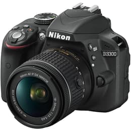 Reflex Nikon D3300 Noir + Objectif Nikon AF-P DX Nikkor 18-55mm f/3.5-5.6G