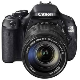 Reflex EOS 600D - Noir + Canon Zoom Lens EF-S 18-135mm f/3.5-5.6 IS 18-135mm