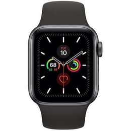 Apple Watch (Series 5) 2019 GPS + Cellular 44 mm - Titane Noir - Sport Noir