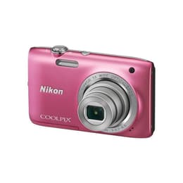 Compact - Nikon Coolpix S2800 Rose Nikon Nikkor 5x 4,6-23 mm f/3.2-6.5