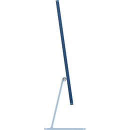 iMac 24" (2021) Apple M1 avec CPU 8 cœurs GPU 8 cœurs - 512 Go SSD - 8 GB QWERTY - Anglais Verre standard