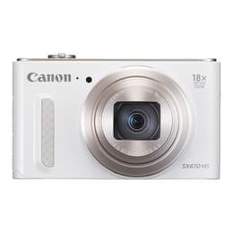 Compact PowerShot SX610 HS - Blanc + Canon Canon Zoom lens 18x IS 25–450 mm f/3.8–6.9 f/3.8–6.9