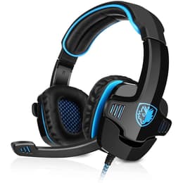 Casque gaming filaire avec micro Sades SA-901 - Noir/Bleu