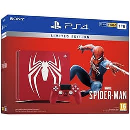 PlayStation 4 Slim 1000Go - Rouge - Edition limitée Marvel’s Spider-Man + Marvel’s Spider-Man