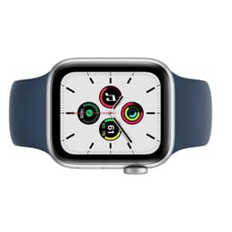 Apple Watch (Series 5) 2019 GPS 40 mm - Aluminium Argent - Boucle sport Bleu