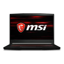 MSI GF63 Thin 10SCXR-161XFR 15" Core i5 2.5 GHz - SSD 512 Go + HDD 1 To - 16 Go - NVIDIA GeForce GTX 1650 Max-Q AZERTY - Français