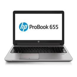 HP ProBook 655 G1 15" A10 2.5 GHz - SSD 128 Go - 8 Go AZERTY - Français