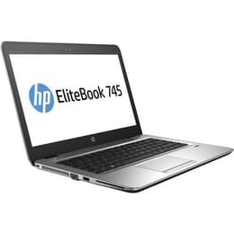 HP EliteBook 745 G4 14" A10 2.5 GHz - SSD 128 Go - 8 Go QWERTY - Anglais