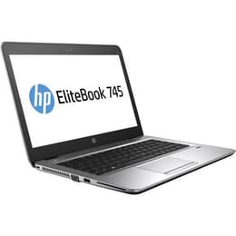 HP EliteBook 745 G4 14" 2.5 GHz - SSD 128 Go RAM 8 Go QWERTY - Anglais
