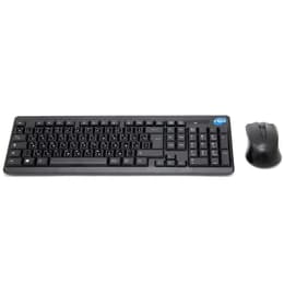 Clavier Simpletek QWERTY Russe Sans-fil Mouse + Keyboard with Stickers 1000 DPI 2.4G Nano reciever