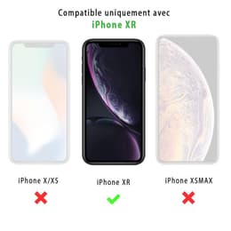 Coque Back Market iPhone XR et écran de protection - Plastique 60% recyclé - Transparent