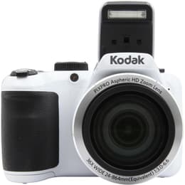 Hybride PixPro AZ365 - Blanc + Kodak PixPro Aspheric HD Zoom Lens 24-864mm f/3.0-6.6 f/3.0-6.6