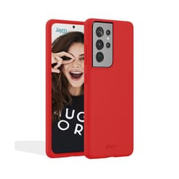Coque Galaxy S22 Ultra - Silicone - Rouge