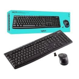 Clavier Logitech QWERTY Espagnol Sans-fil MK270
