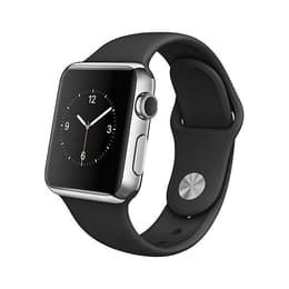 Apple Watch (Series 1) 42 mm - Acier inoxydable Noir - Sport Noir