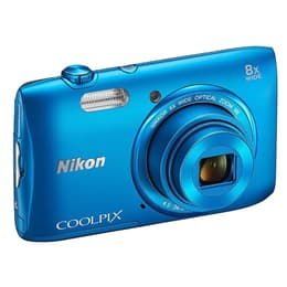 Compact Coolpix S3700 - Bleu + Nikon Nikon Nikkor Wide Optical Zoom 25-200 mm f/3.7-6.6 f/3.7-6.6