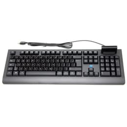 Clavier Simpletek QWERTY Anglais (US) Wired with Smart Card Reader, with stickers