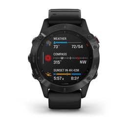 Montre Cardio GPS Gamin Fenix 6S Sapphire - Noir