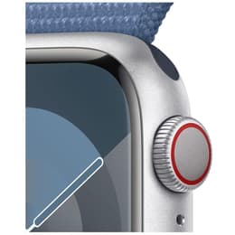 Apple Watch Series 9 (2023) GPS 41 mm - Aluminium Argent - Boucle sport Bleu