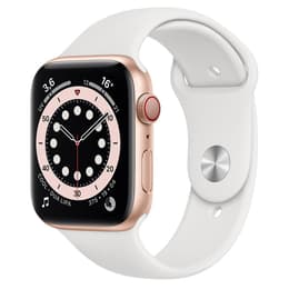 Apple Watch (Series 5) 2019 GPS + Cellular 40 mm - Aluminium Or - Sport Blanc