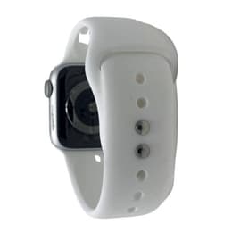 Apple Watch (Series 4) 2018 GPS 40 mm - Aluminium Argent - Bracelet sport Blanc