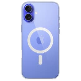 Coque iPhone 16 - Silicone - Bleu