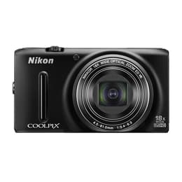 Compact Coolpix S9400 - Noir + Nikon Nikkor 18X Wide Optical Zoom ED VR 25-450mm f/3.4-6.3 f/3.4-6.3