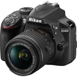 Reflex D3400 - Noir + Nikon AF-P DX Nikkor 18-55mm f/3.5-5.6 G VR f/3.5-5.6