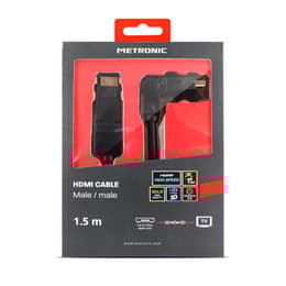 Câble Metronic High Speed Rotating HDMI Male to Male 1.5m 370267