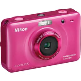Compact CoolPix S30 - Rose + Nikon Nikkor 3X Optical Zoom Lens 4.1-12.3mm f/3.3-5.9 f/3.3-5.9