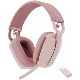 Casque réducteur de bruit gaming avec micro Logitech Zone Vibe - Rose
