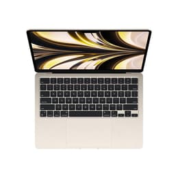 MacBook Air 13" (2022) - Apple M2 avec CPU 8 cœurs et GPU 10 cœurs - 8Go RAM - SSD 256Go - Écran standard - AZERTY - Français