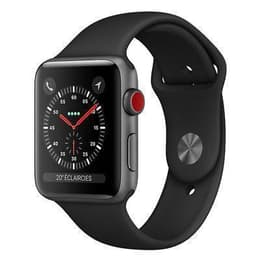 Apple Watch (Series 4) 2018 40 mm - Aluminium Gris sidéral - Sport Noir
