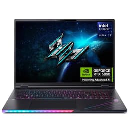 Acer Predator Helios 18 AI PH18-73 18" Core Ultra 9 5.4 GHz - SSD 1 TB - 32 Go - NVIDIA GeForce RTX 5080 QWERTY - Anglais
