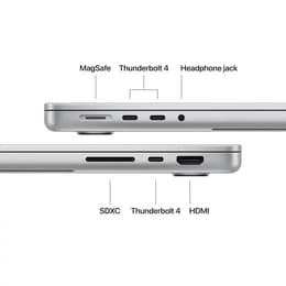MacBook Pro 14" (2025) - Apple M5 avec CPU 10 cœurs et GPU 10 cœurs - 16Go RAM - SSD 1000Go - Écran standard - AZERTY - Français