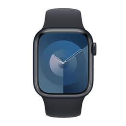 Apple Watch Series 9 (2023) GPS 41 mm - Aluminium Minuit - Bracelet sport Noir