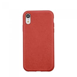 Coque iPhone XR - Matière naturelle - Rouge