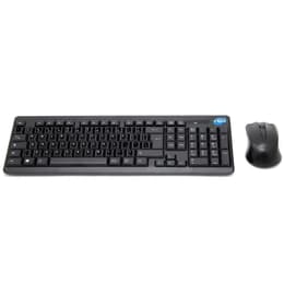 Clavier Simpletek QWERTY Anglais (US) Sans-fil Mouse + Keyboard with Stickers 1000 DPI 2.4G Nano reciever