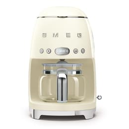 Cafetière Sans capsules Smeg DCF02CREU 1,2500L - Crème