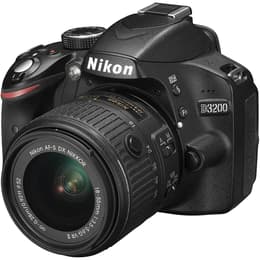 Reflex D3200 - Noir + Nikon AF-S DX Nikkor 18-55mm f/3.5-5.6G VR II f/3.5-5.6