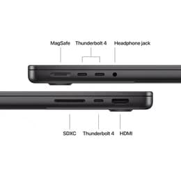 MacBook Pro 14" (2025) - Apple M5 avec CPU 10 cœurs et GPU 10 cœurs - 16Go RAM - SSD 1000Go - Écran standard - QWERTZ - Allemand