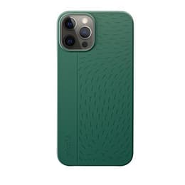 Coque iPhone 12/12 Pro - Matière naturelle - Vert