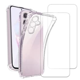 Coque Galaxy A05s et 2 écrans de protection - TPU - Transparent