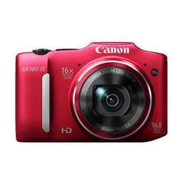 Compact PowerShot SX160 IS - Rouge + Canon Canon Zoom Lens 28-448 mm f/3.5-5.9 f/3.5-5.9