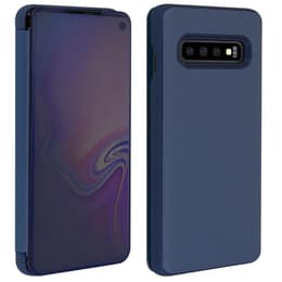 Coque Google Pixel 7 et 2 écrans de protection - Silicone - Bleu marine