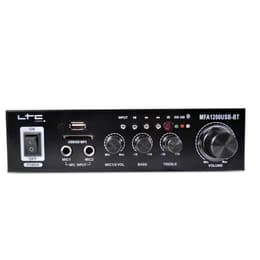 Amplificateur Ltc Audio Amplificateur 100w Hifi karaoké noir MFA-1200-BK + 2 Effets OVNI UFO LED