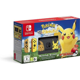 Switch 32Go - Jaune - Edition limitée Pikachu & Eevee + Pokémon Let´s Go Pikachu!