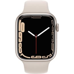 Apple Watch Series 7 (2021) GPS + Cellular 45 mm - Aluminium Lumière stellaire