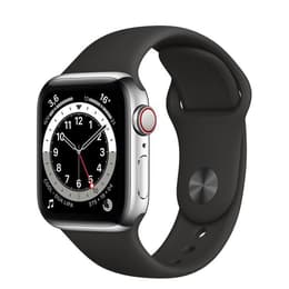 Apple Watch Series 5 (2019) GPS 40 mm - Aluminium Argent - Bracelet sport Noir
