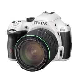 Reflex K-50 - Blanc + Pentax DA 18-55mm f/3.5-5.6 AL WR + DA 50mm f/1.8 SMC f/3.5-5.6 + f/18